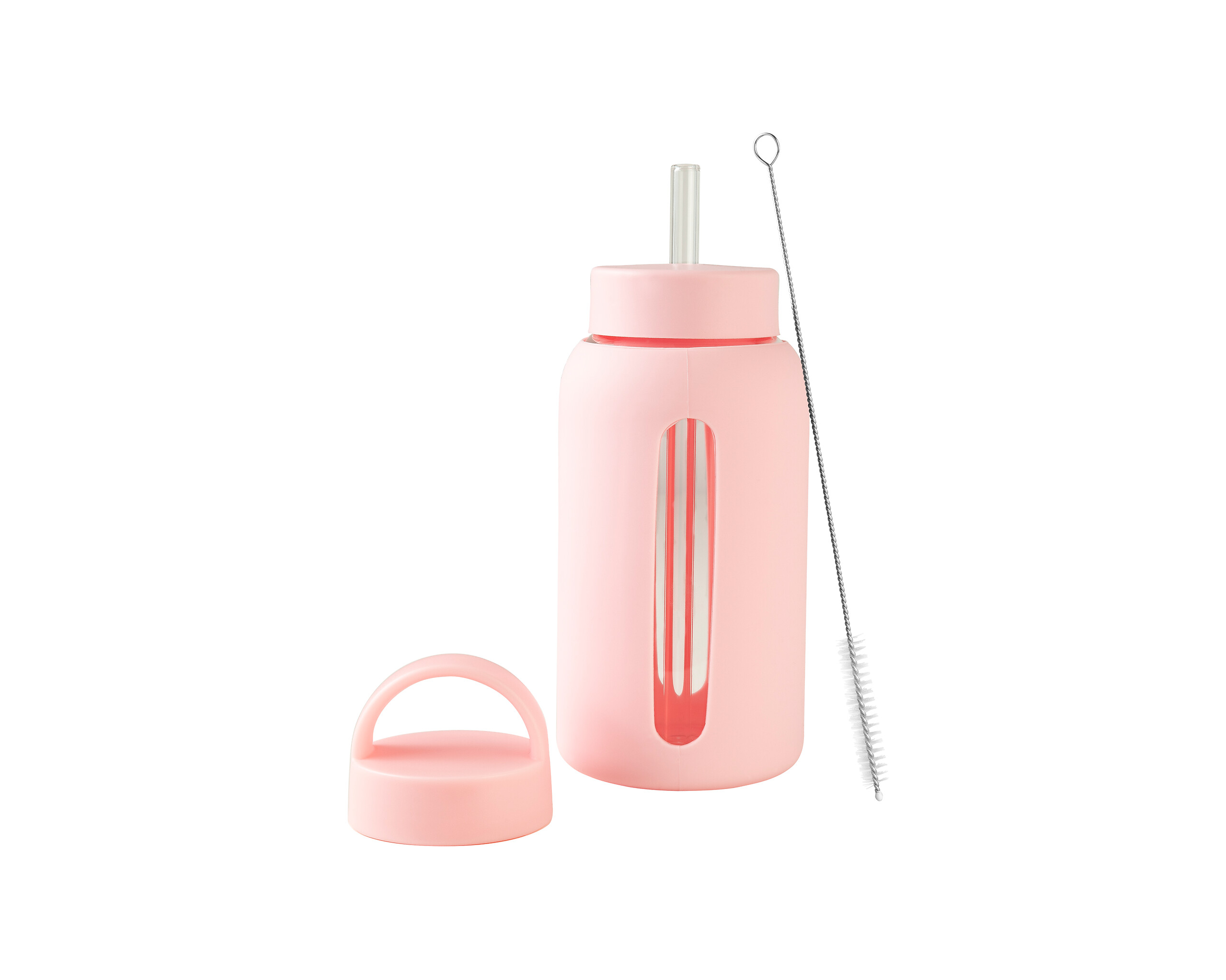 Isolierflasche rosa Kunststoff Isolierflasche rosa Kunststoff