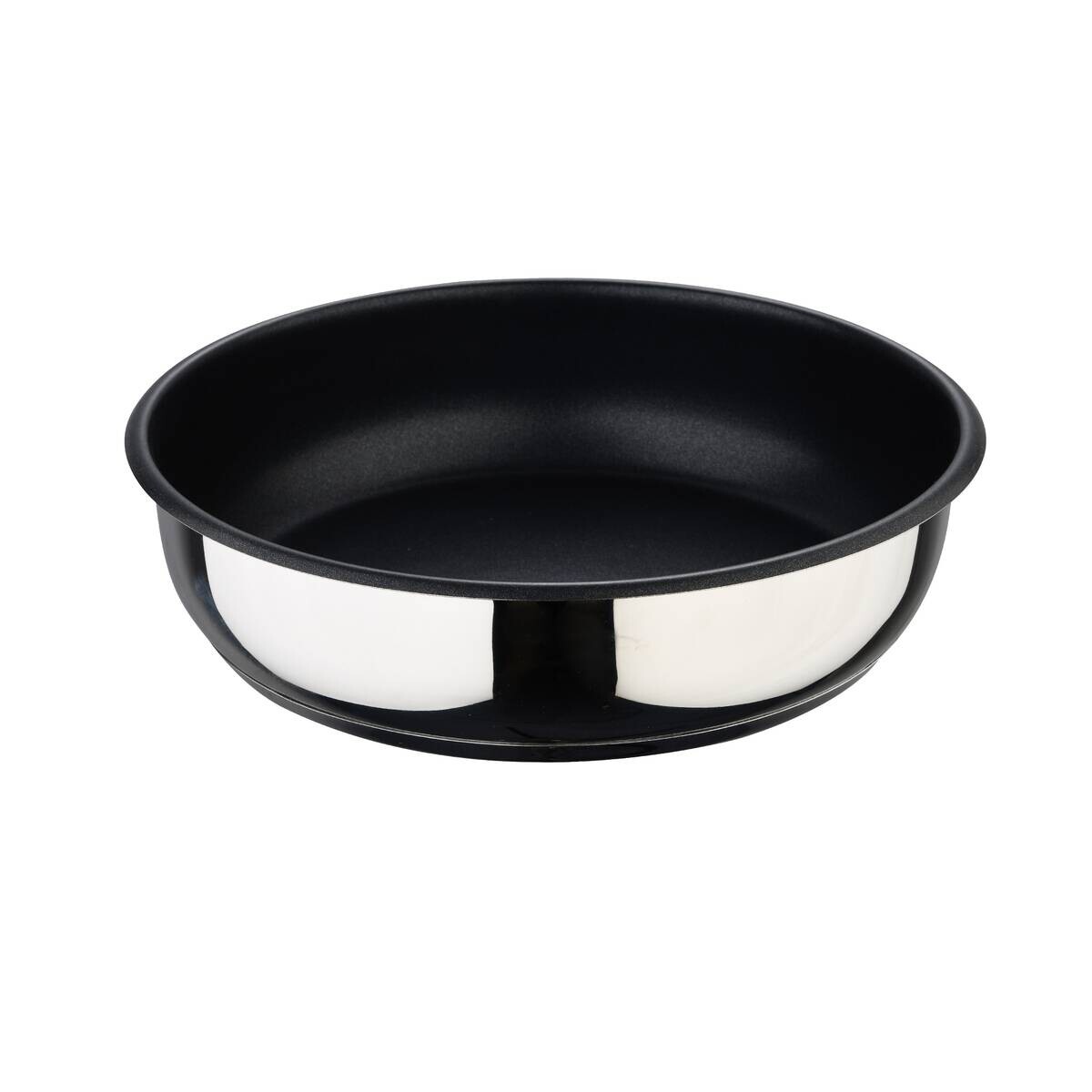 BERGNER Pfannenset Click&Cook schwarz Edelstahl 4 tlg.