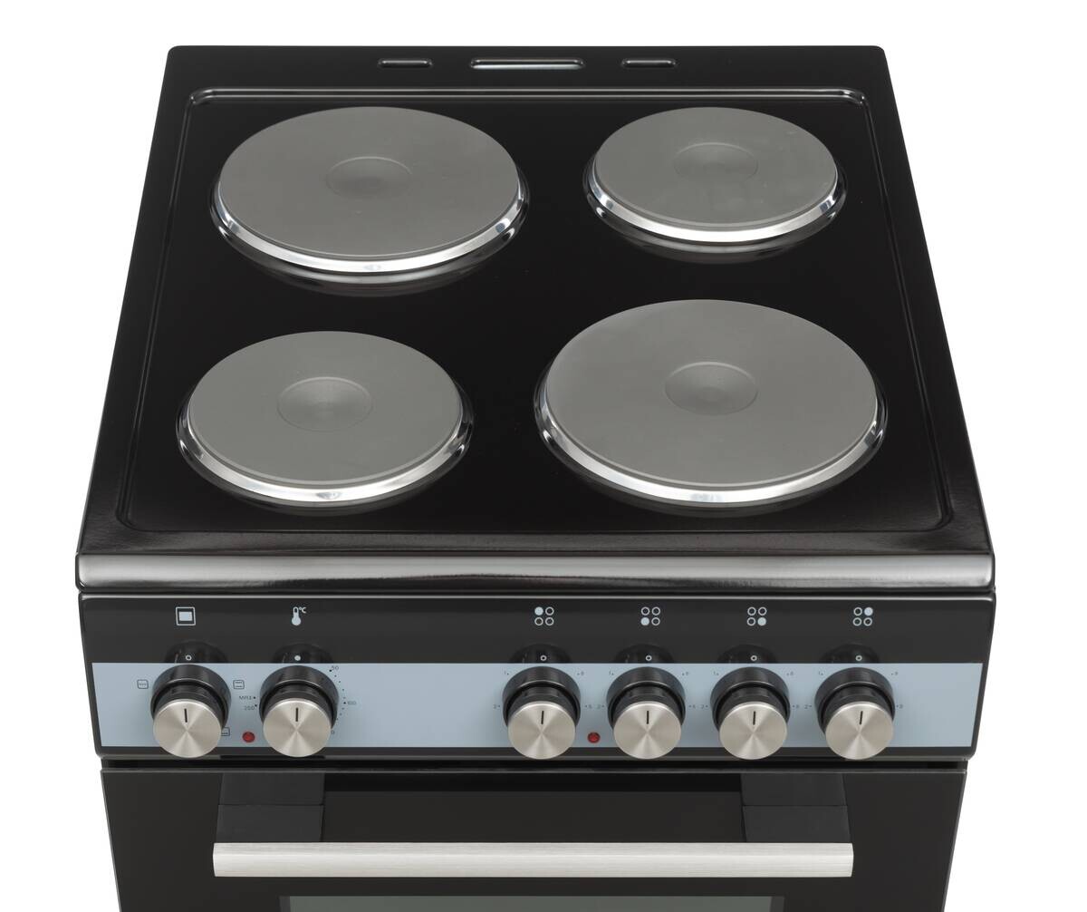 TELEFUNKEN Stand-Elektroherd TF-FS-5060-H4 schwarz B/H/T: ca. 50x85x60 cm