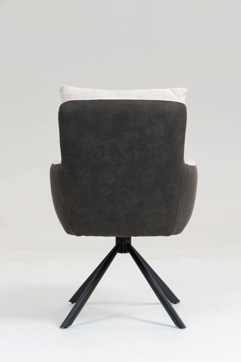 Drehstuhl Lecce beige Microfaser