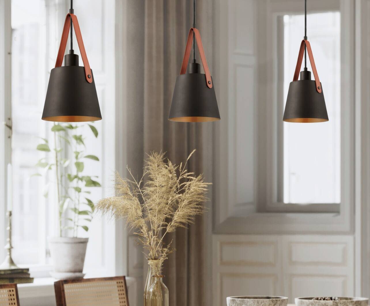 Westinghouse Pendelleuchte Pasco schwarz bronze Metall B/H/L: ca. 18x166x18 cm E27 1 Brennstellen