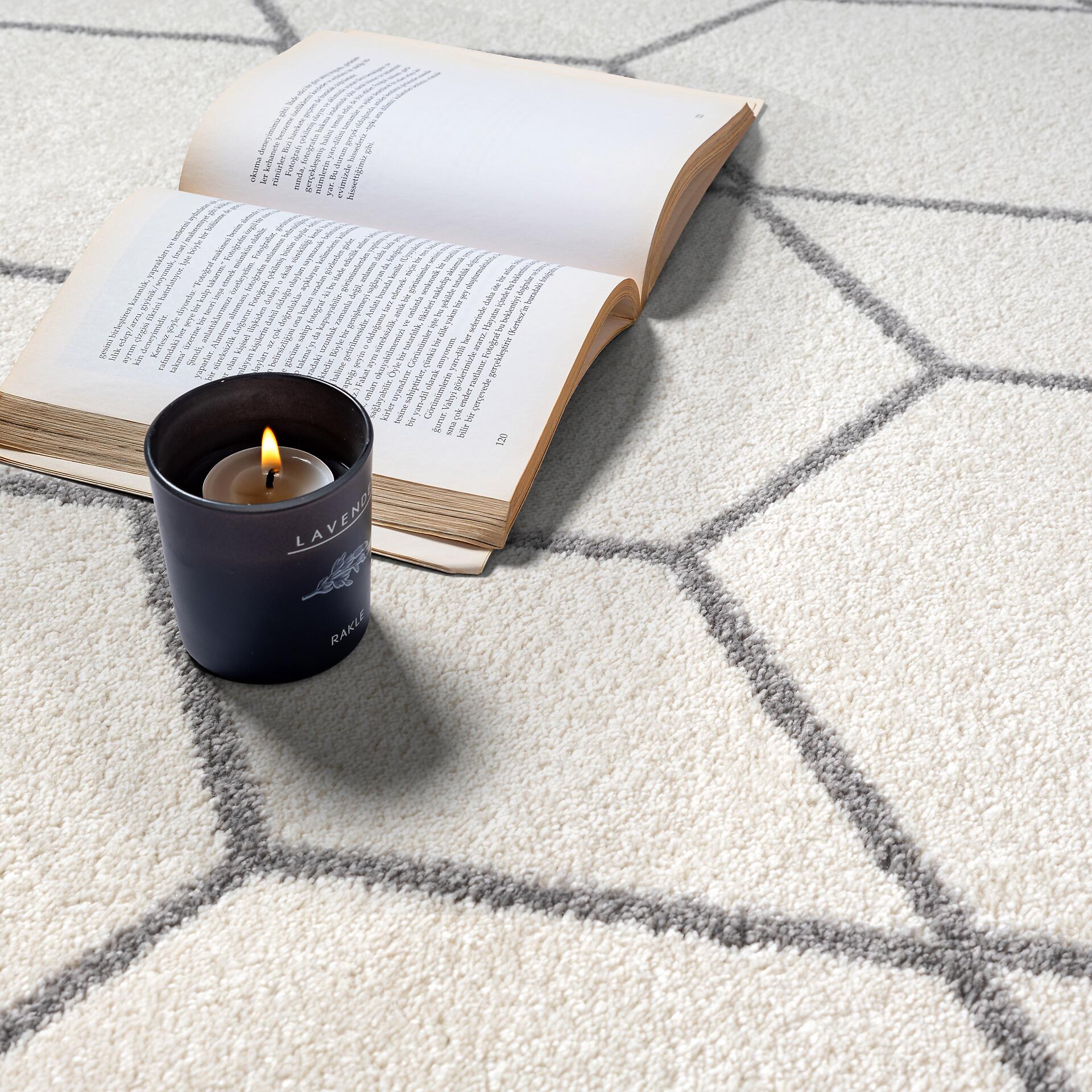 Sanat Teppich Trellis creme B/L: ca. 150x150 cm