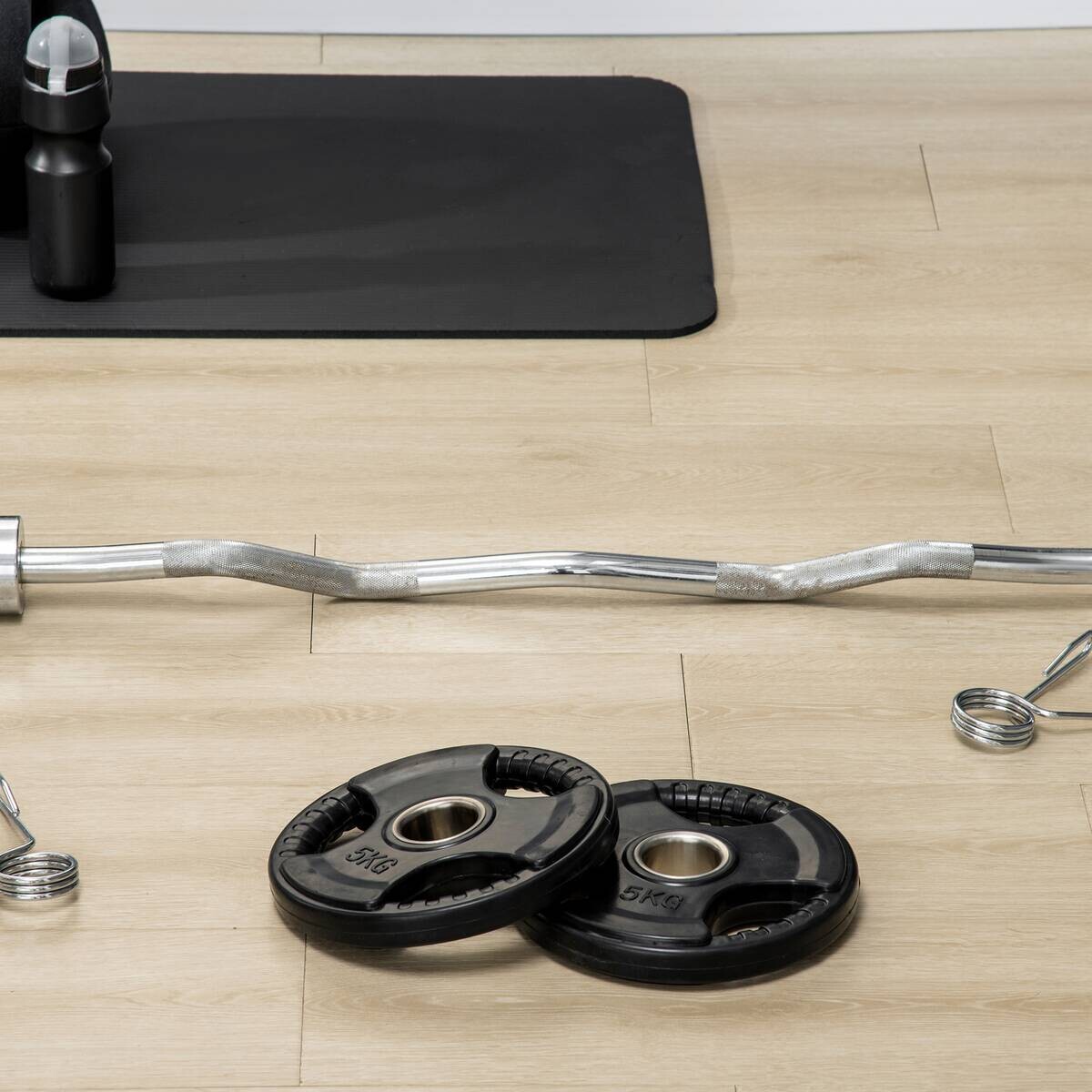 SPORTNOW Hantelscheibe schwarz Edelstahl B/H/L: ca. 24x24x3,5 cm