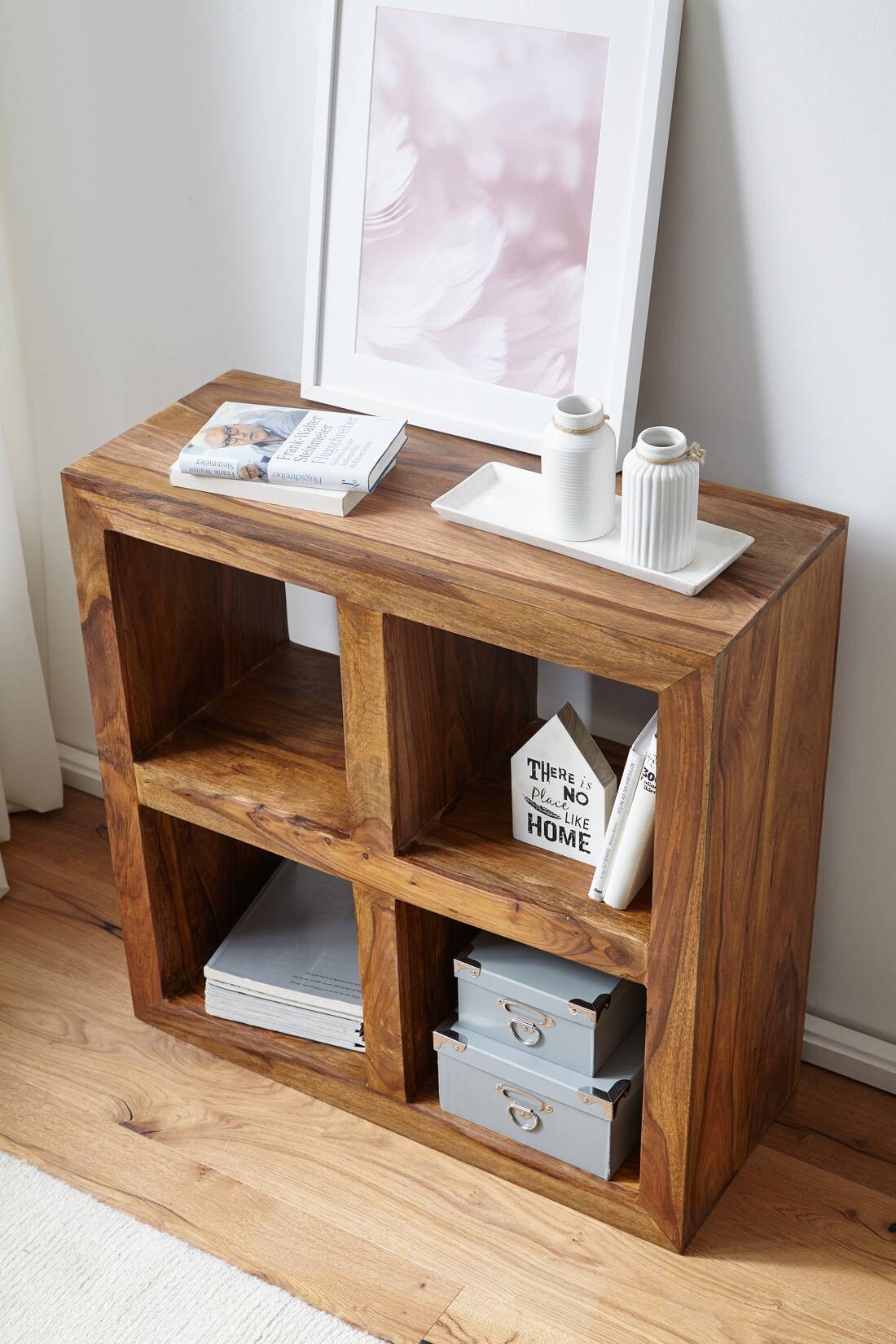 Standregal natur B/H/T: ca. 82x82x34 cm