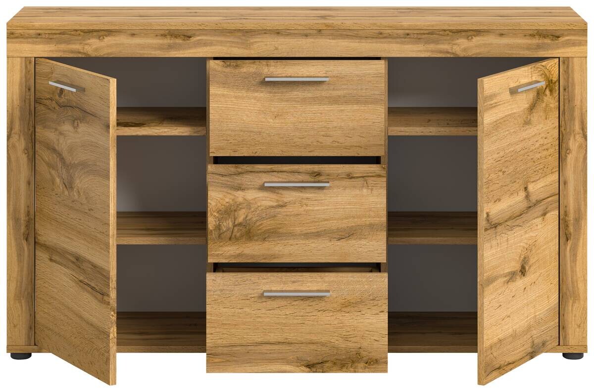 Sideboard Jam Eiche Wotan Nachbildung B/H/T: ca. 125x80x35 cm