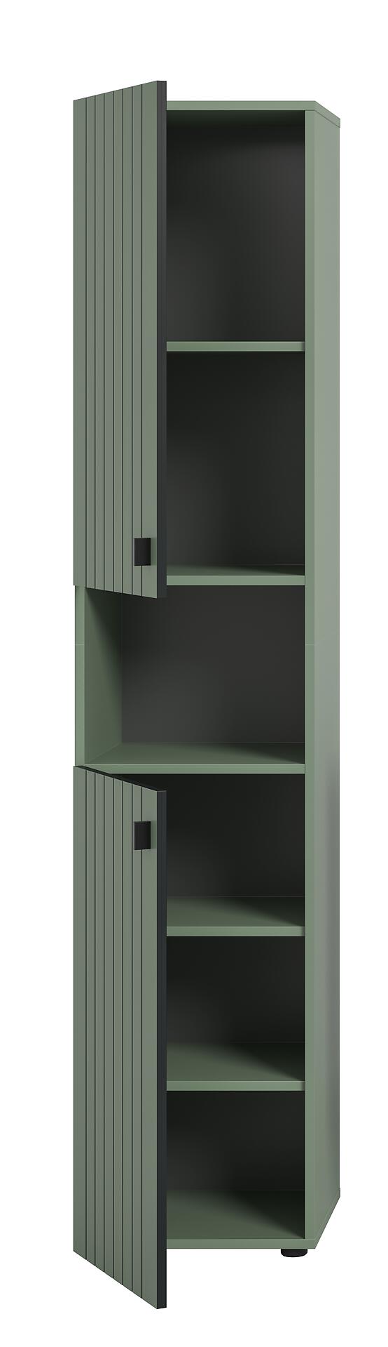 Garderobenschrank STATION grün B/H/T: ca. 40x192x37 cm Garderobenschrank STATION grün B/H/T: ca. 40x192x37 cm