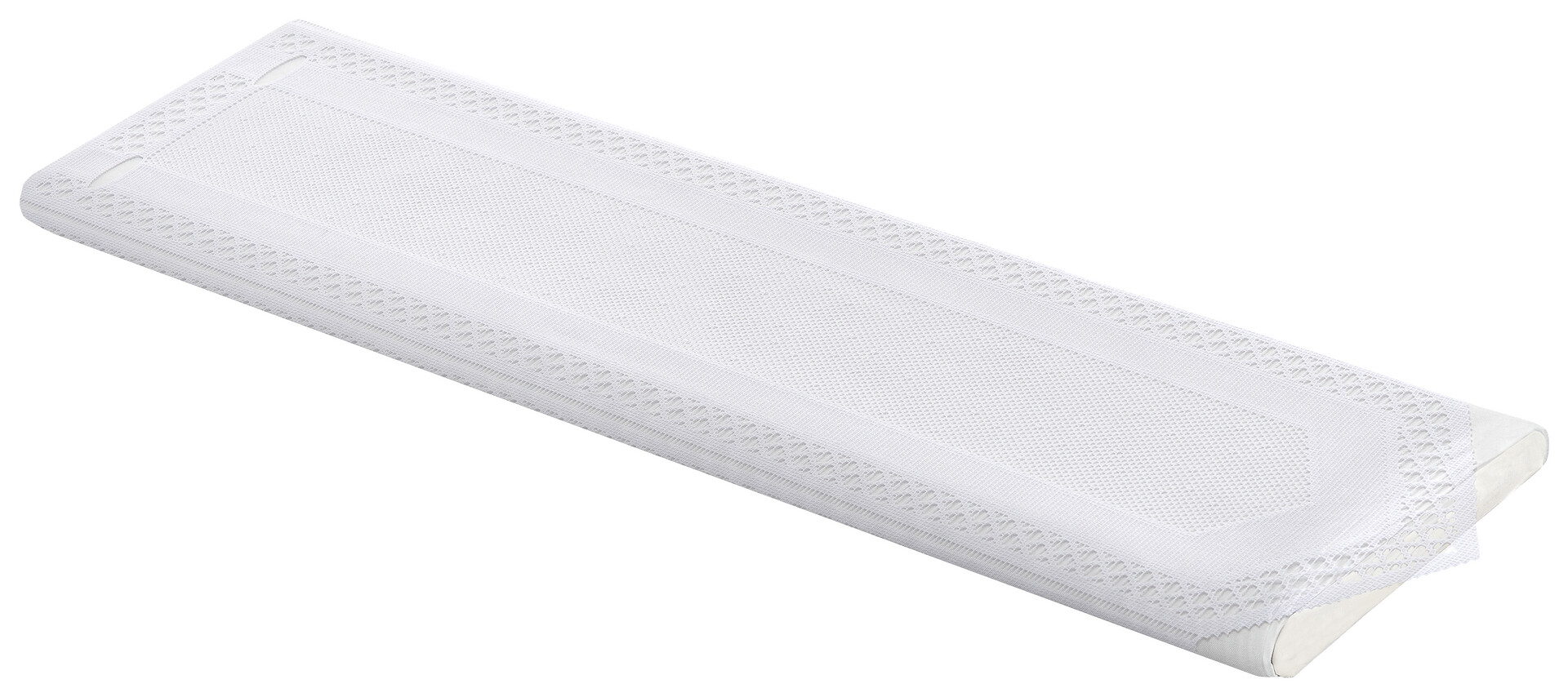 Scheibengardinen-Meterware weiß H: ca. 60 cm