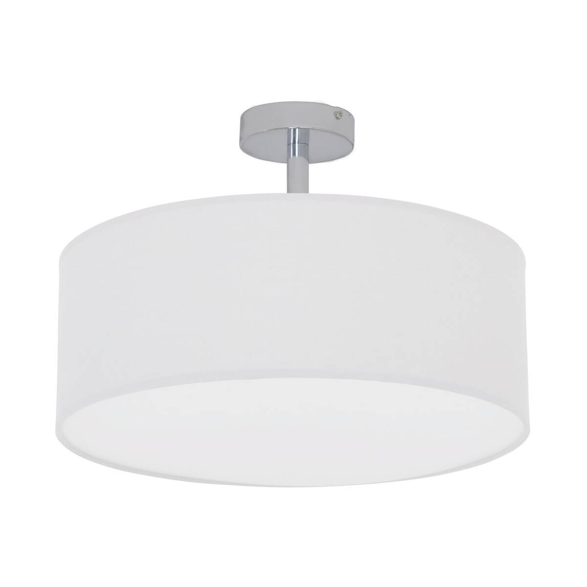 Näve Leuchten Deckenleuchte New York 7061523 weiß Textil Metall B/H/T: ca. 40x24x40 cm E27 3 Brennstellen