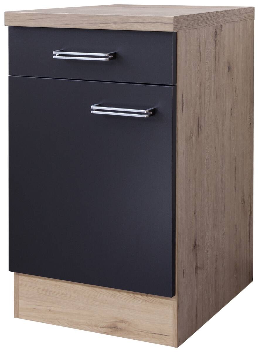 Unterschrank Elva anthrazit B/H/T: ca. 50x86x60 cm