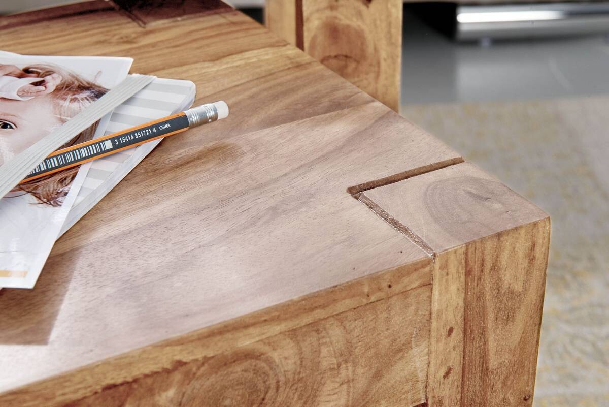 Beistelltisch 3er-Set natur Akazie