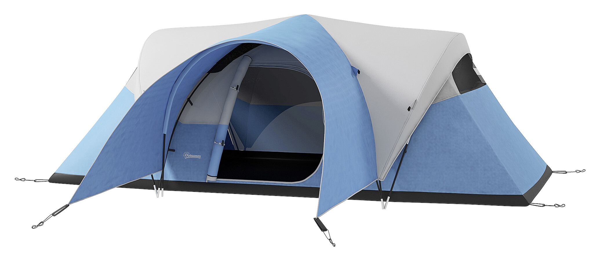 Outsunny Tunnelzelt B/H/L: ca. 300x198x550 cm