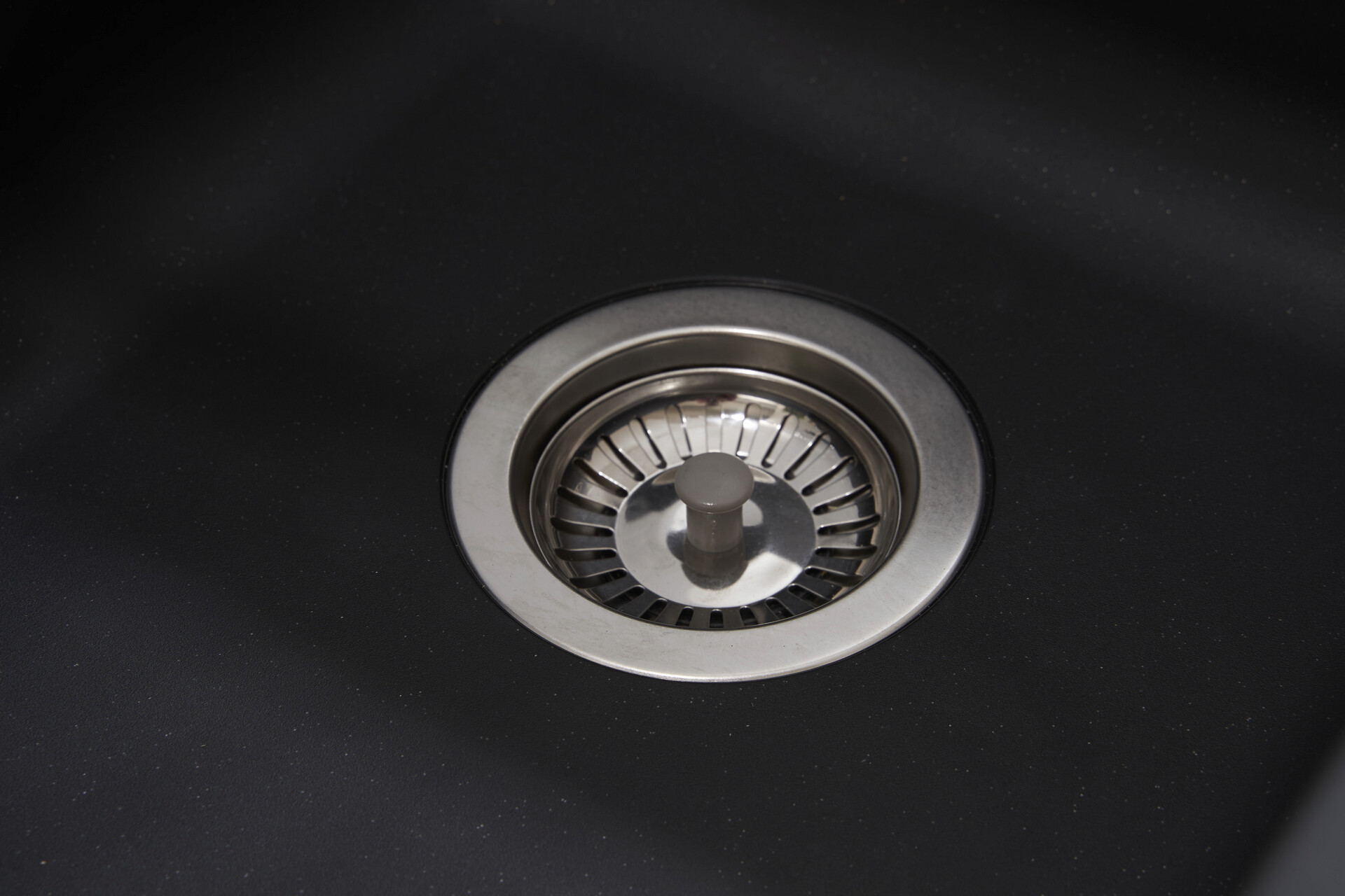 Respekta Einbauspüle Denver 86 x 50 S schwarz Mineralite B/H/T: ca. 86x20x50 cm