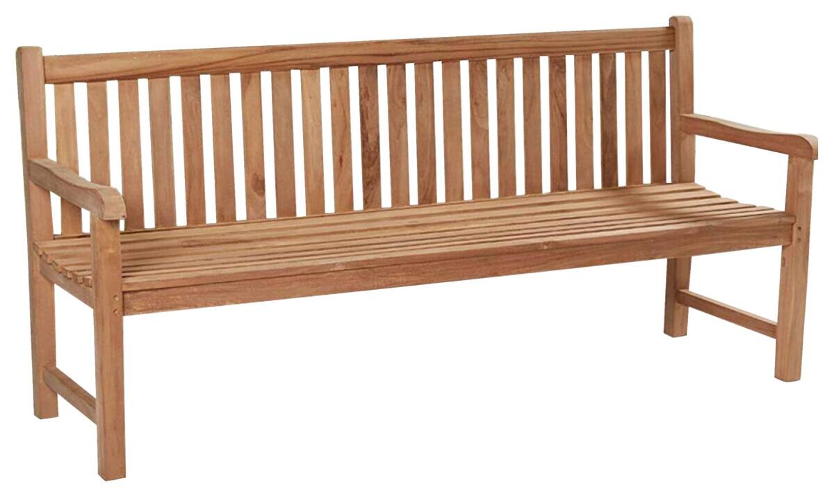 deVries Gartenbank Woodie natur Teakholz B/H/L: ca. 57x94x150 cm