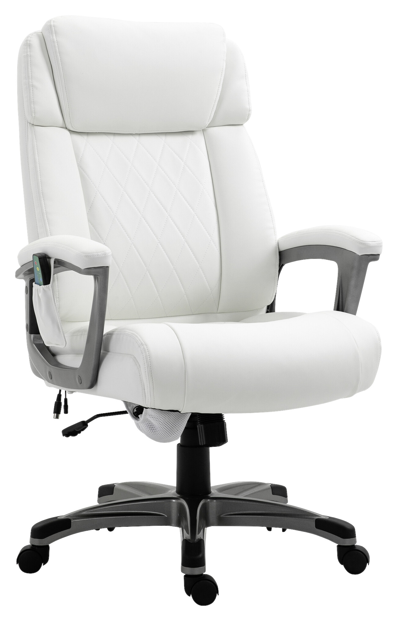 Chefsessel 921-362V90WT weiß Kunstleder Nylon Schaumstoff