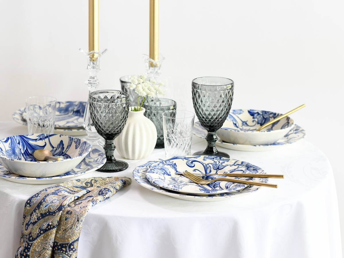 CreaTable Tafelservice Venecia rot Steingut 18 tlg.