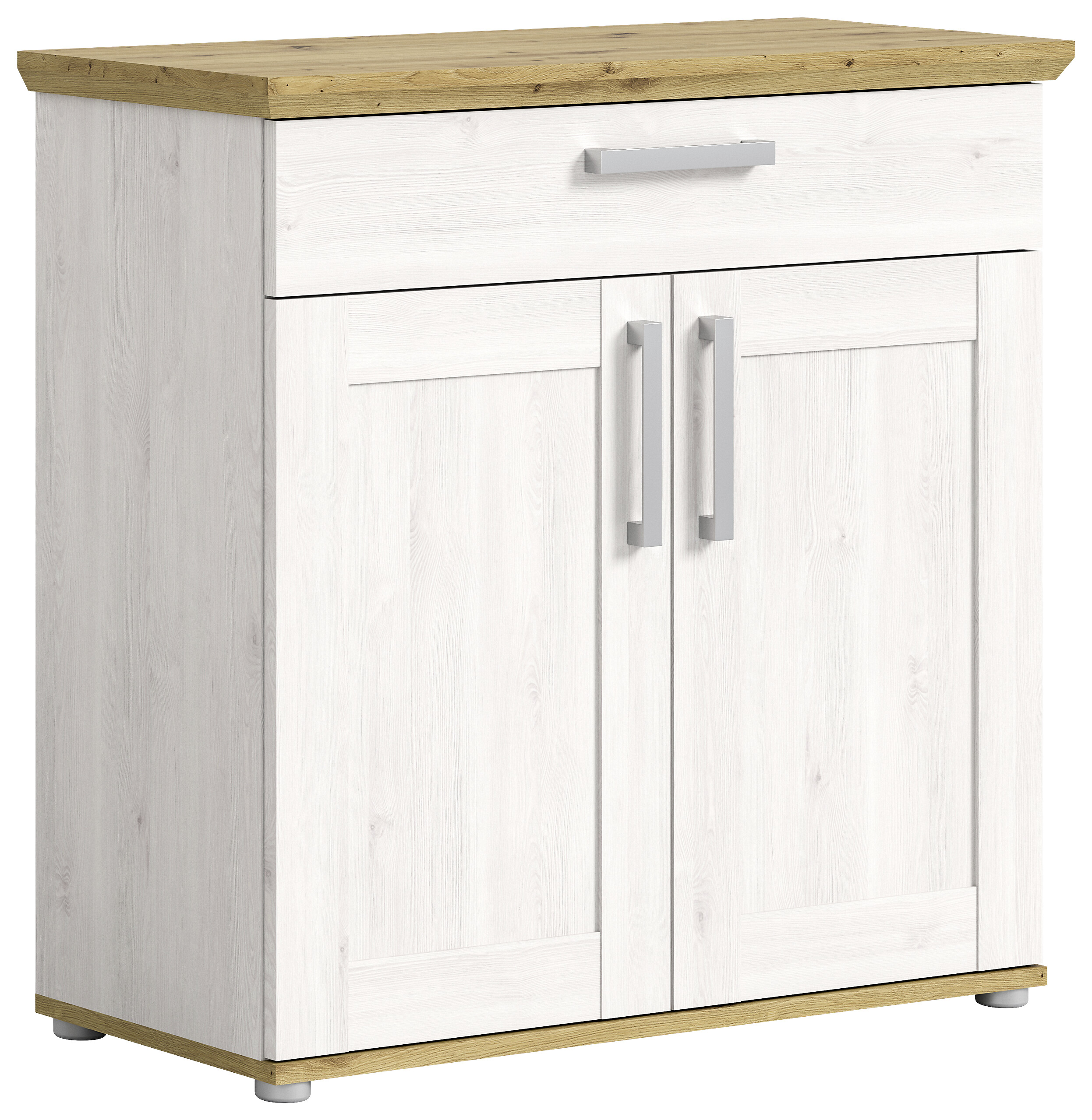 Schuhschrank Verona Sibiu Lärche Nachbildung Eiche Artisan Nachbildung B/H/T: ca. 95x92x39 cm