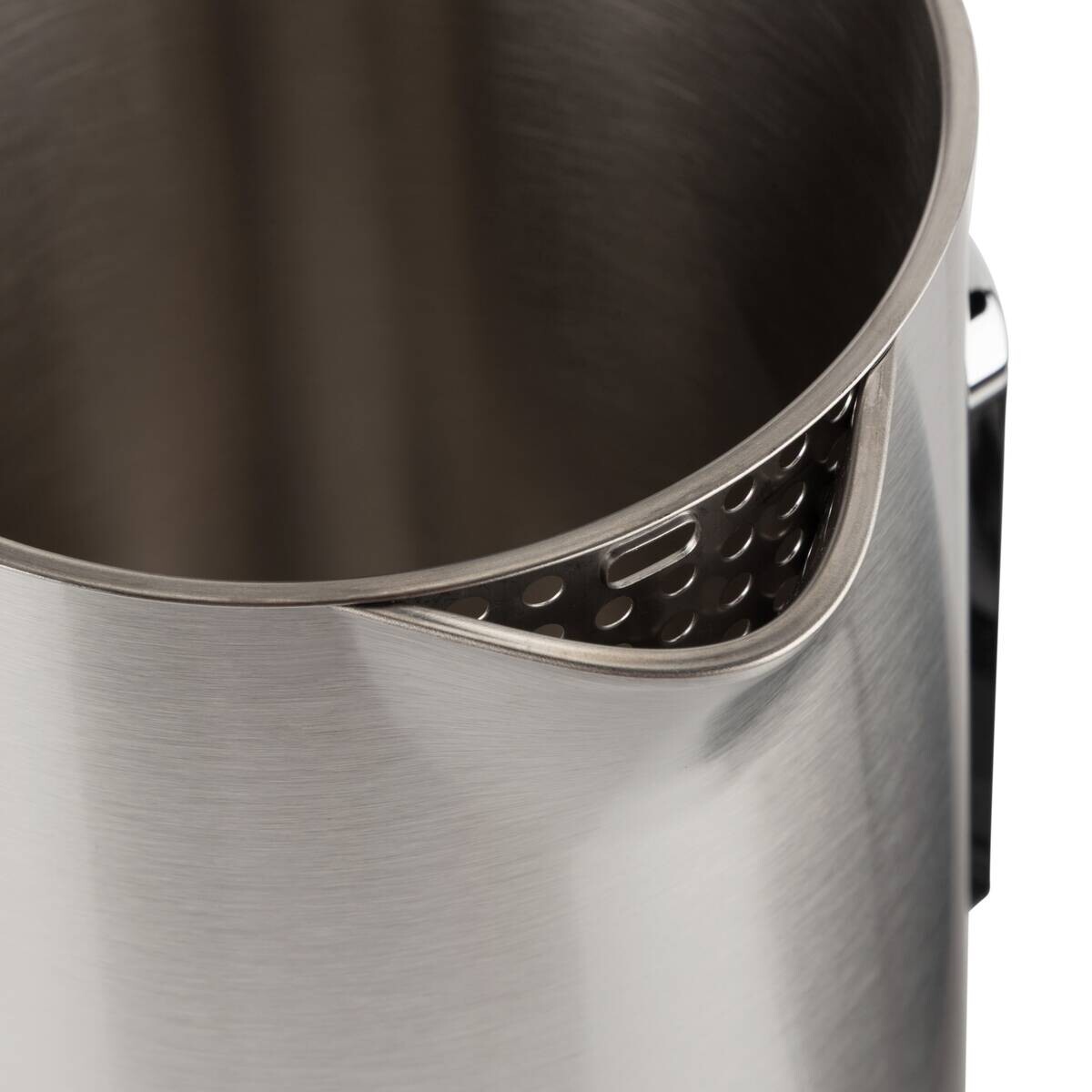 POCOline Wasserkocher schwarz silber Edelstahl Kunststoff B/H/L: ca. 16,3x23,5x22,4 cm ca. 1,7 l