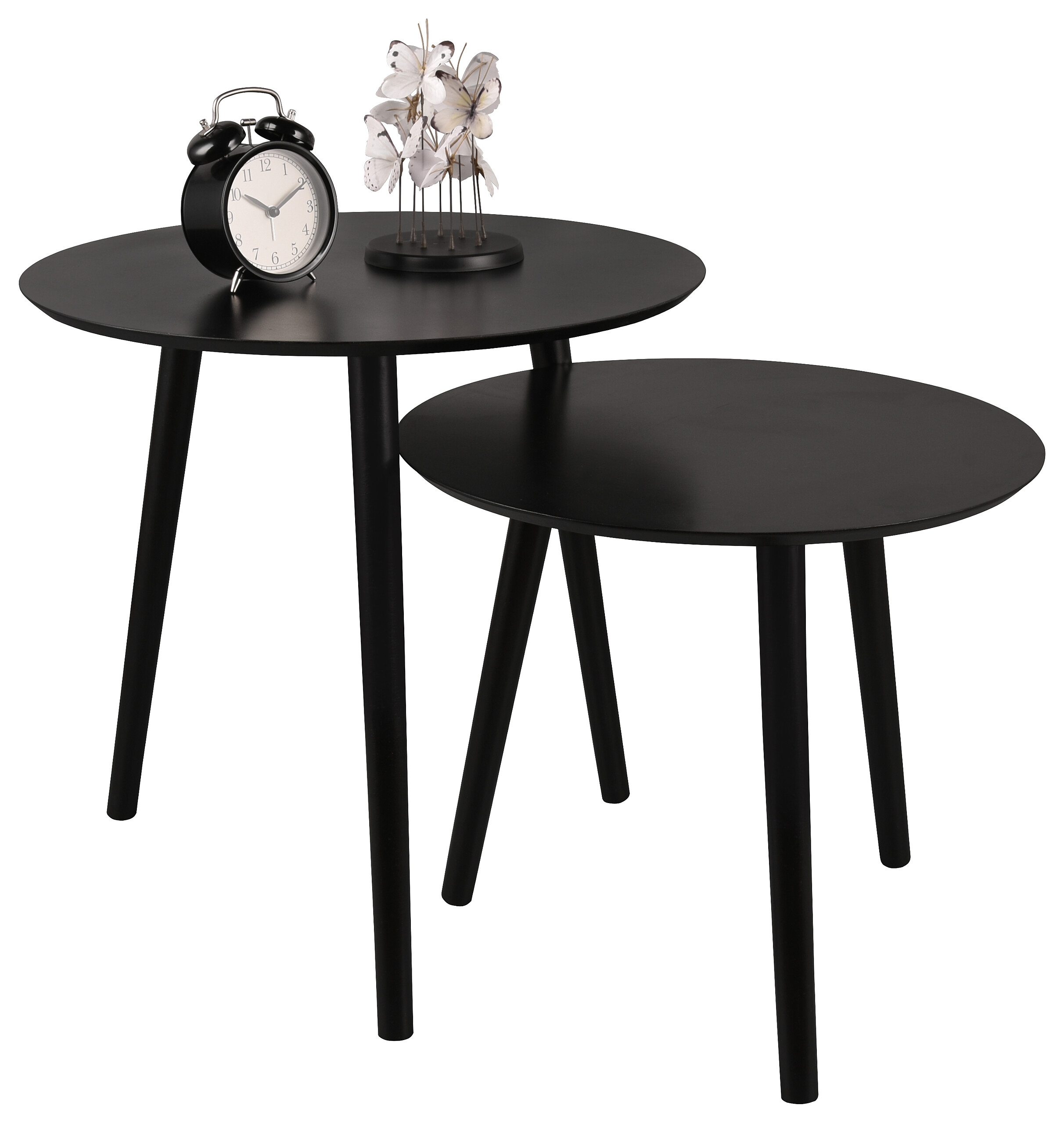 Beistelltisch Vilma schwarz H/D: ca. 50x50 cm