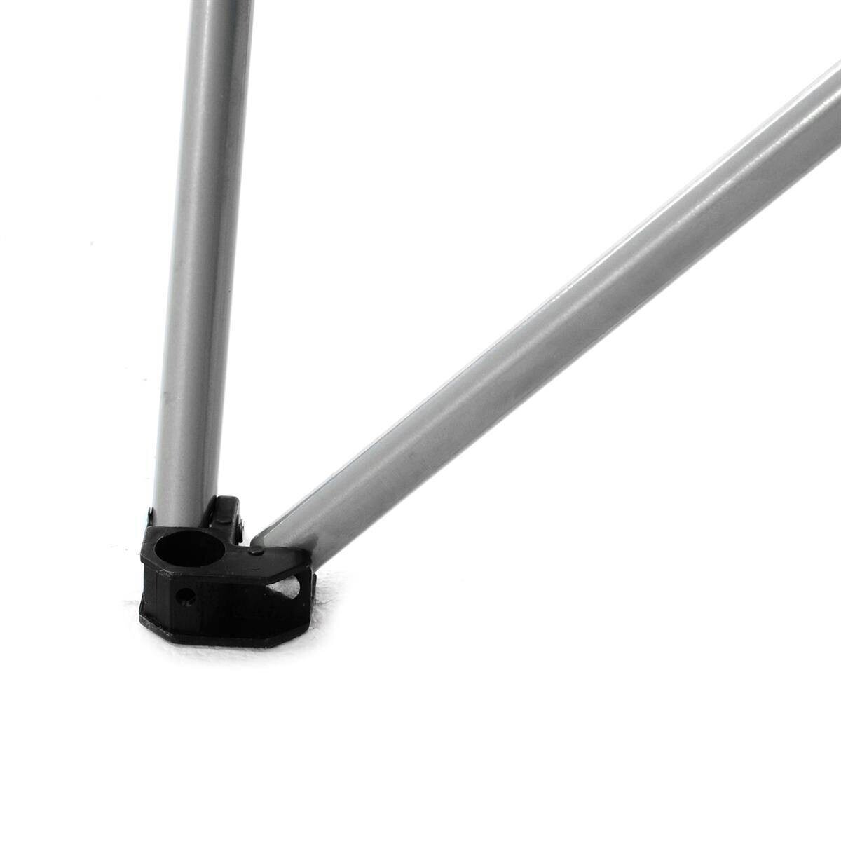 VCM Campingstuhl-Set schwarz Stahl B/H/T: ca. 47x90x47 cm