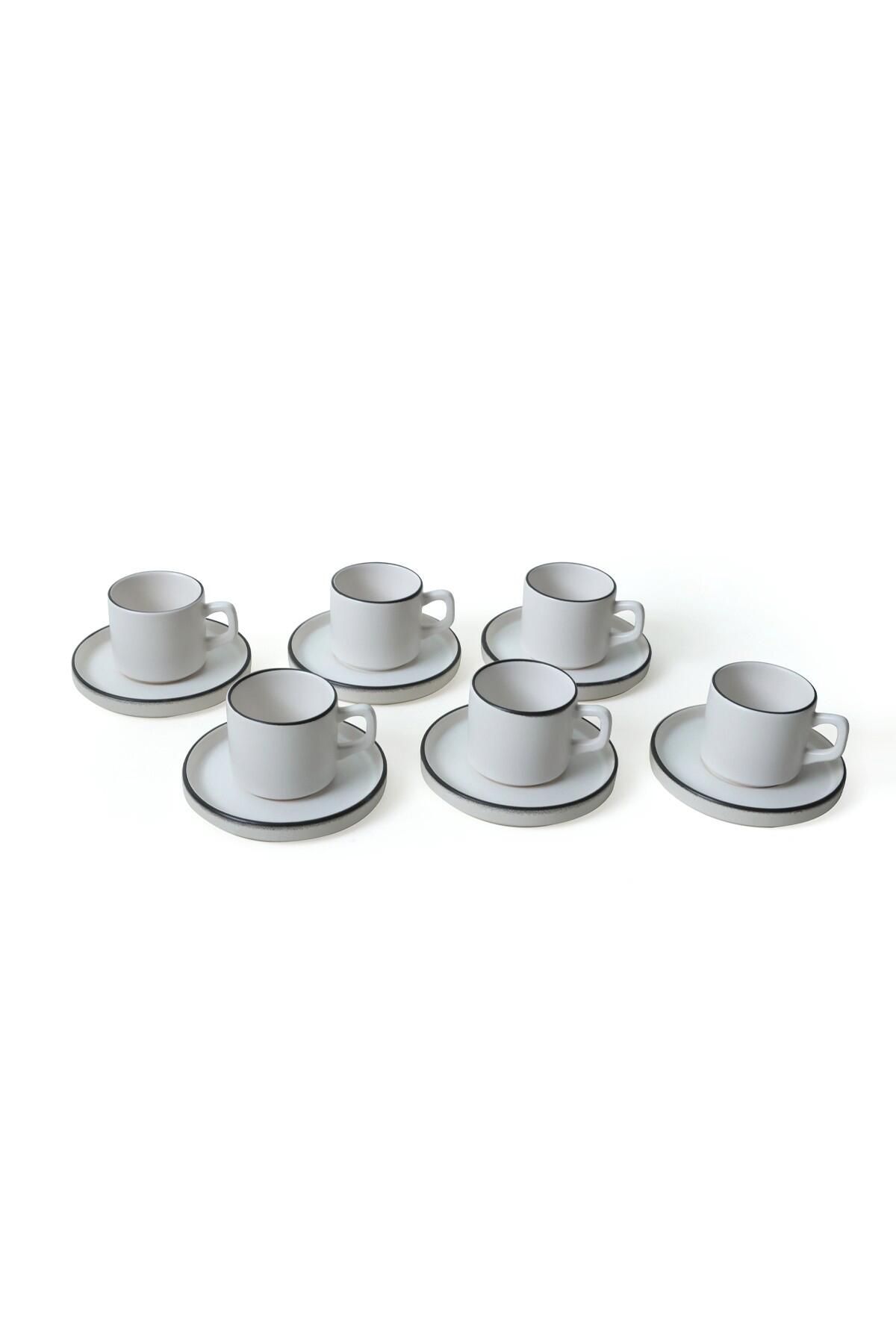 HermiaConcept Teetasse 12-tlg. weiß Steingut