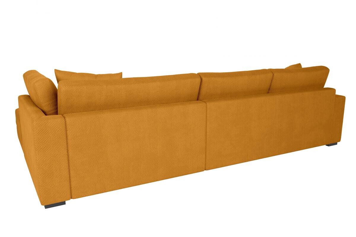 Ecksofa curry Microfaser B/H/T: ca. 300x83x190 cm Ecksofa curry Microfaser B/H/T: ca. 300x83x190 cm