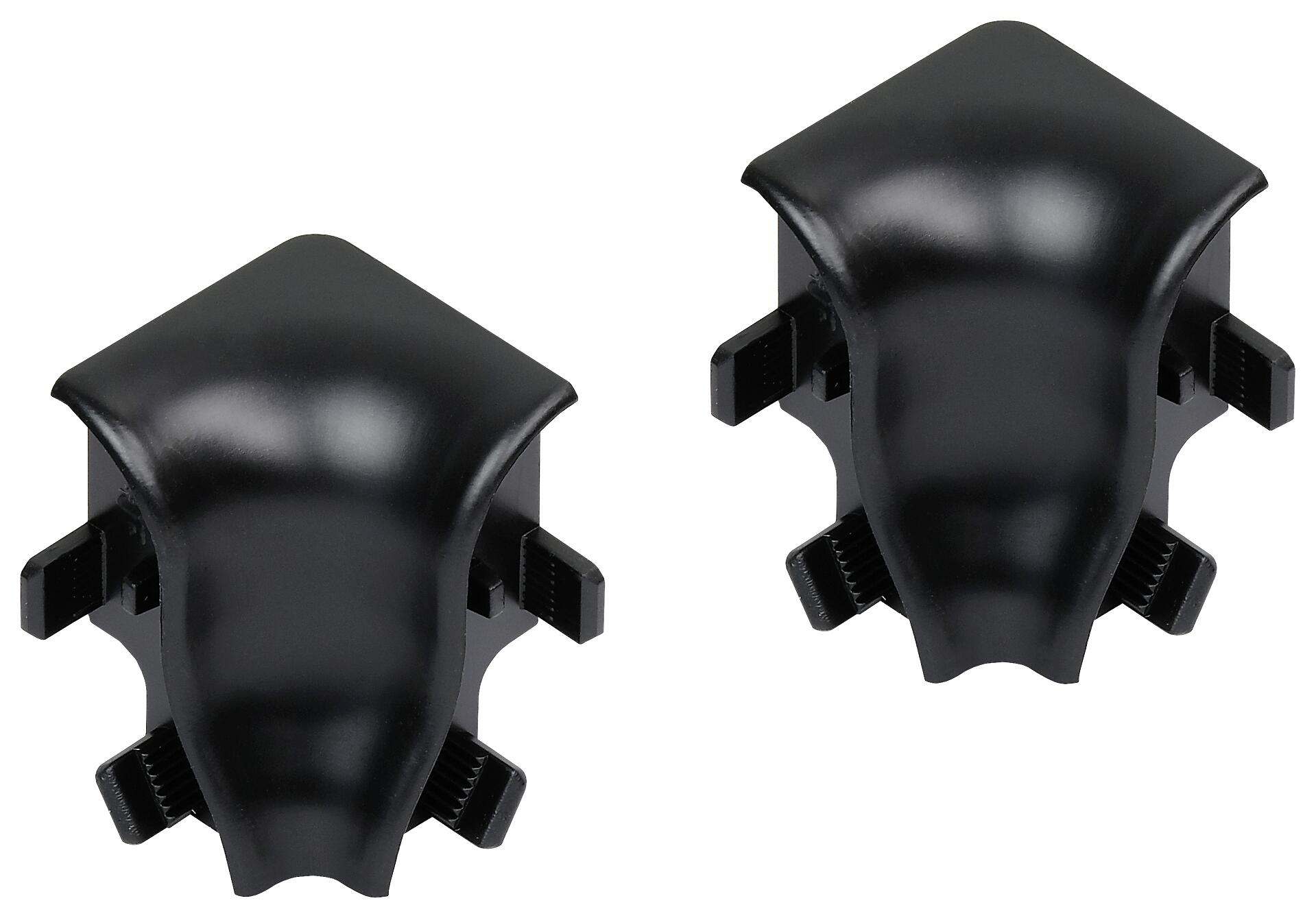 Innenecke schwarz L/B/H: ca. 3,43x3,43x4,25 cm