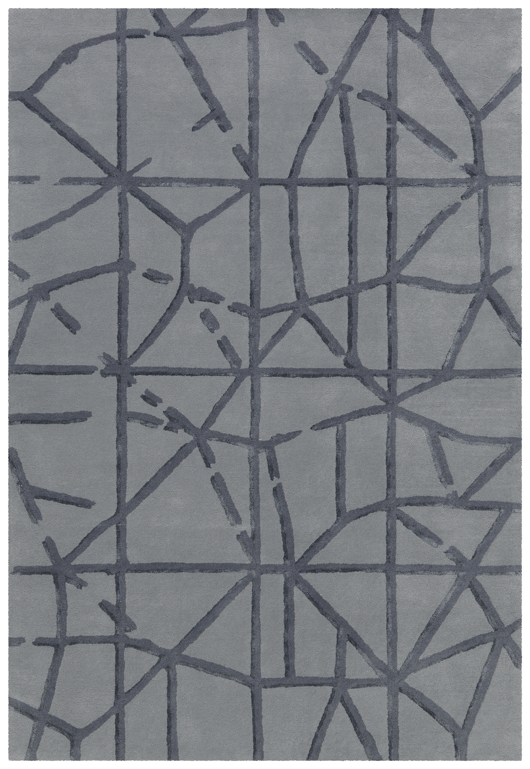 Arte Espina Kurzflorteppich Satin 8063 grau B/L: ca. 120x180 cm Arte Espina Kurzflorteppich Satin 8063 grau B/L: ca. 120x180 cm