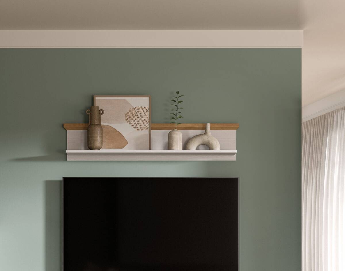 Wandboard VERONA Lärche Nachbildung Eiche Nachbildung B/H/T: ca. 110x23x18 cm