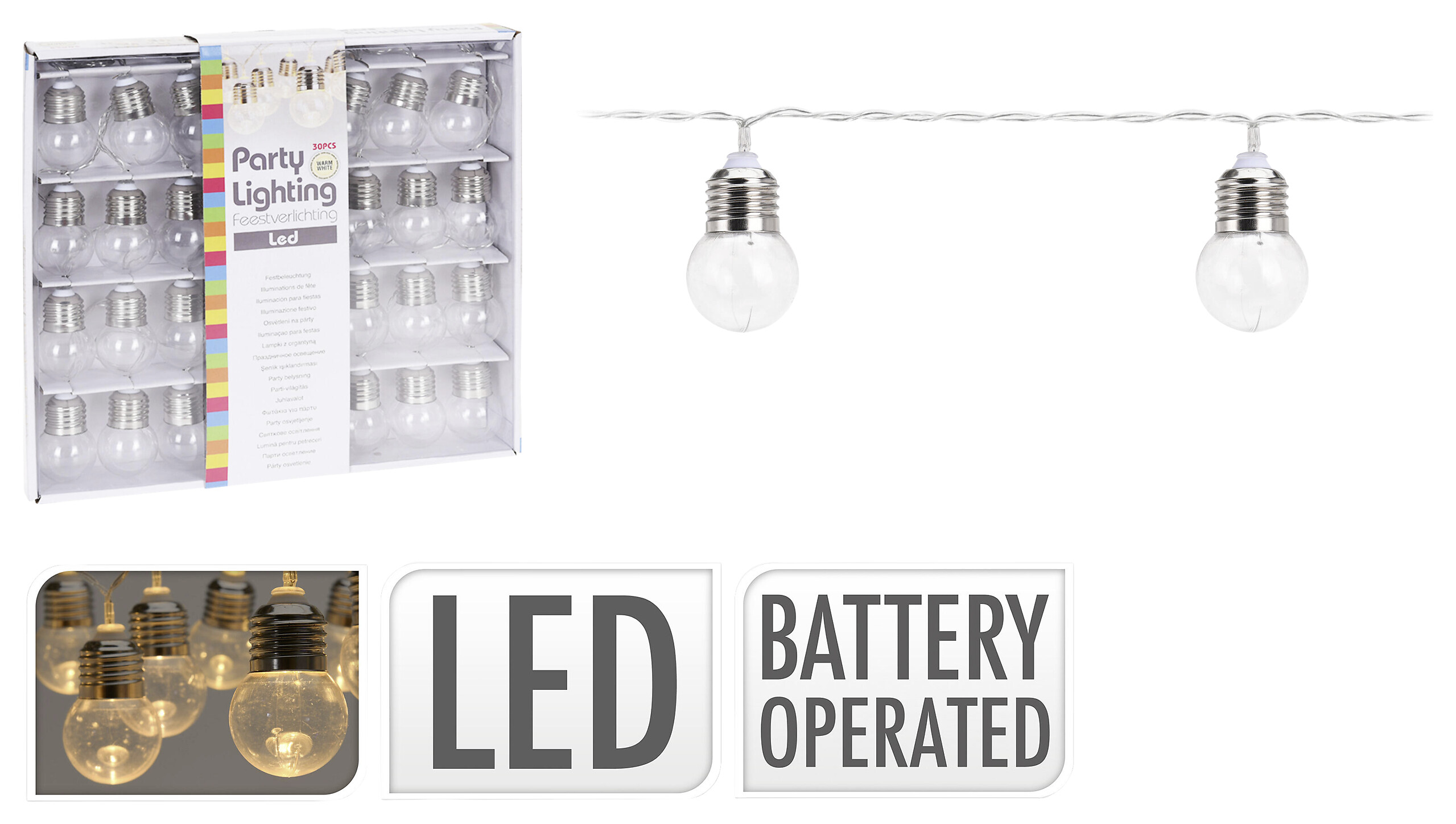 Party-Lichterkette LED