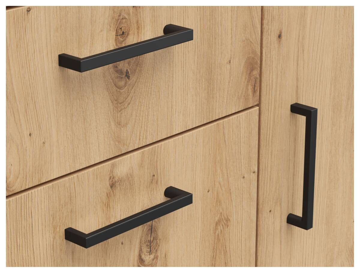 Kommode Multi-Stauraum Typ 26 Eiche Artisan Nachbildung B/H/T: ca. 80x83x40 cm