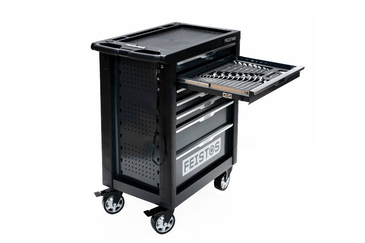 Werkstattwagen Mento anthrazit B/H/L: ca. 47x96x77 cm