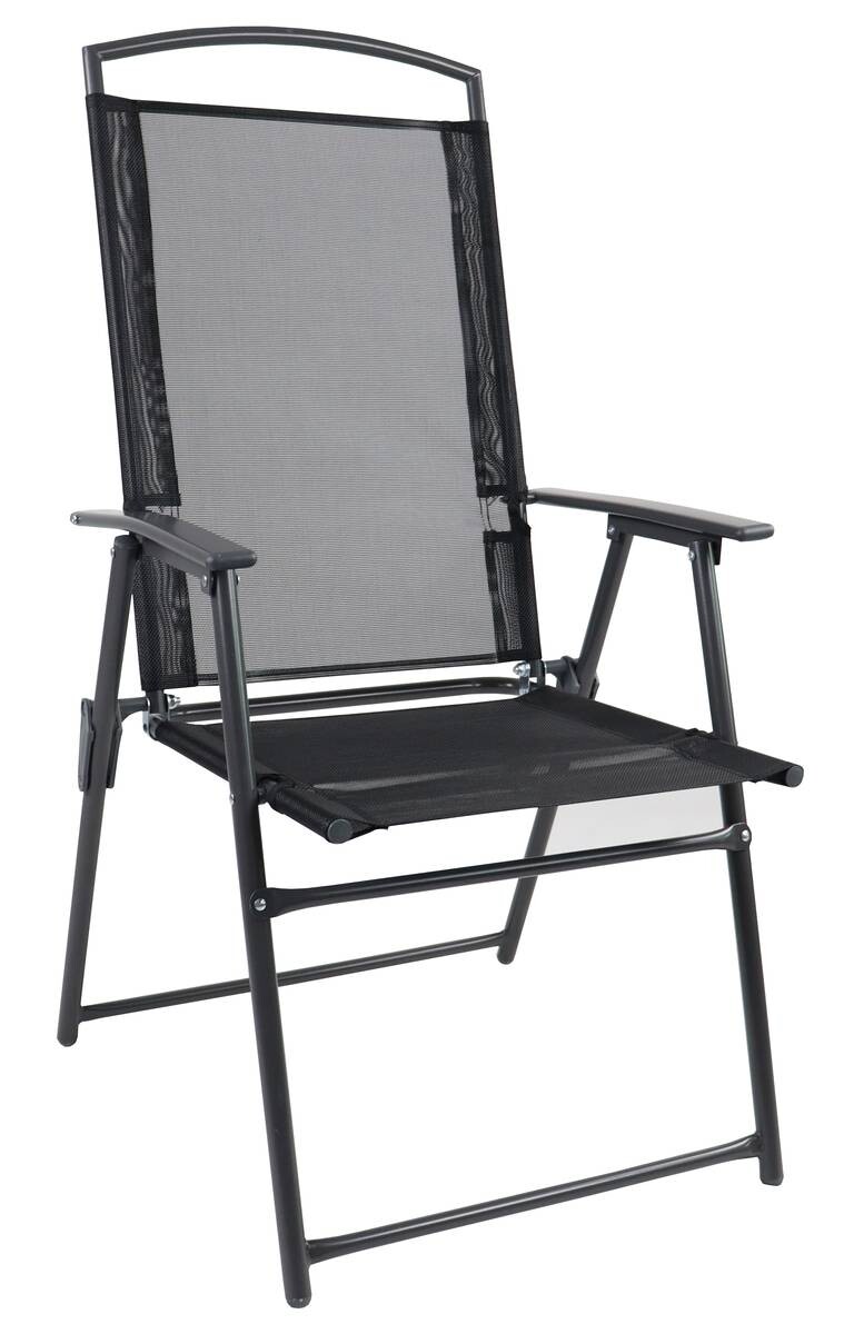 VCM Gartensitzgruppe anthrazit Stahl B/H/T: ca. 80x70x55 cm