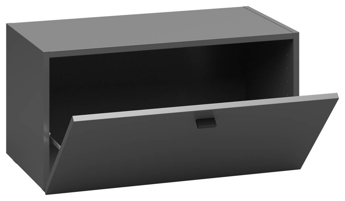 Regal System 64 anthrazit matt B/H/T: ca. 64x32x35 cm