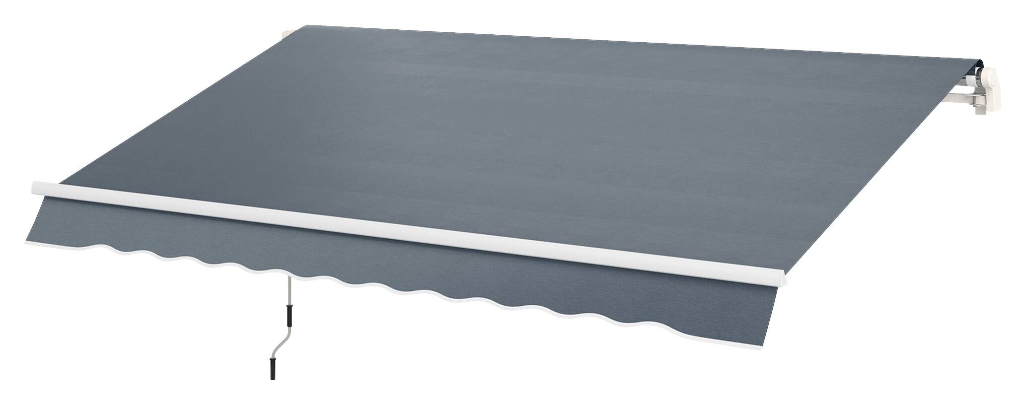 Outsunny Markisenbespannung grau B/H/L: ca. 250x1x382 cm