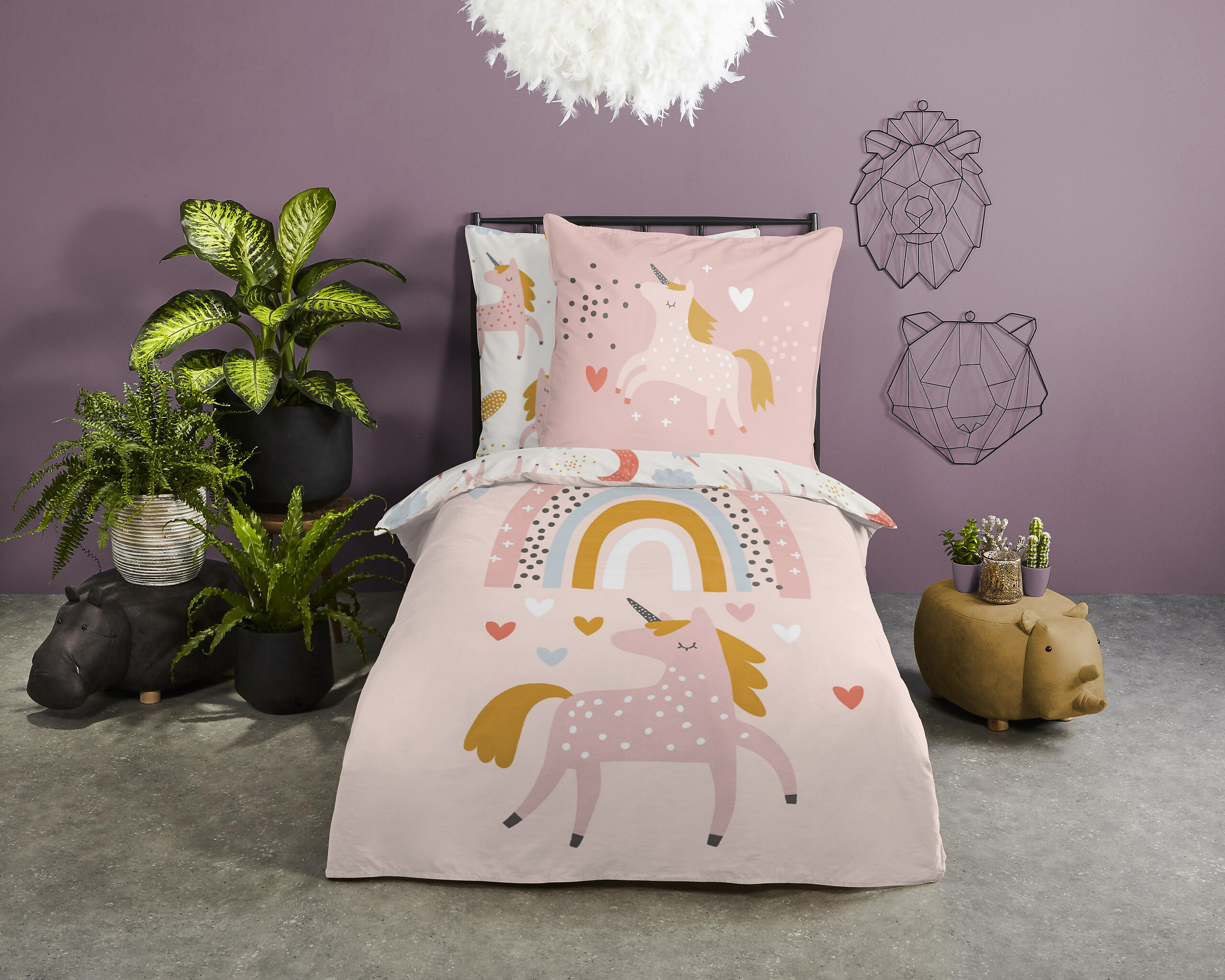 Baumwoll Bettwäsche Unilove Renforce