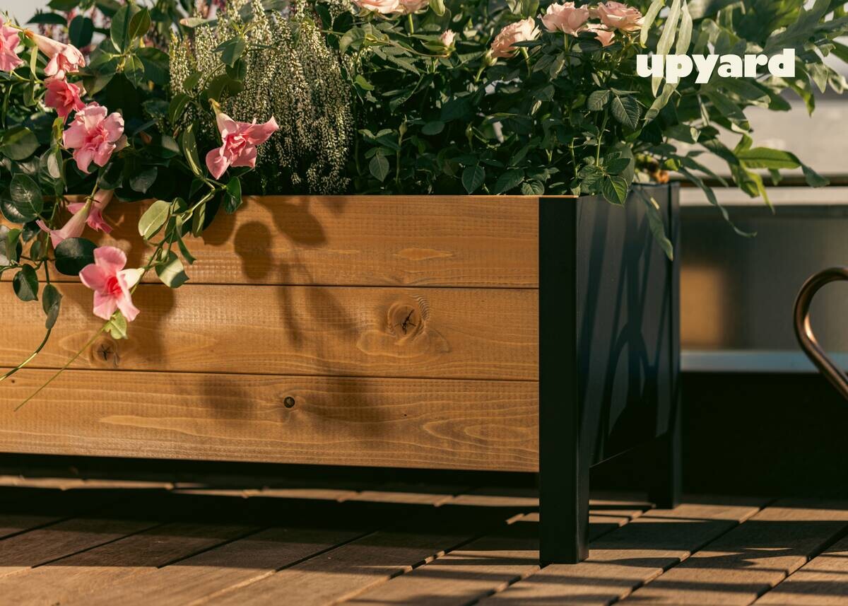 UPYARD Hochbeet MODERN braun Holz B/H/L: ca. 36x32x78 cm