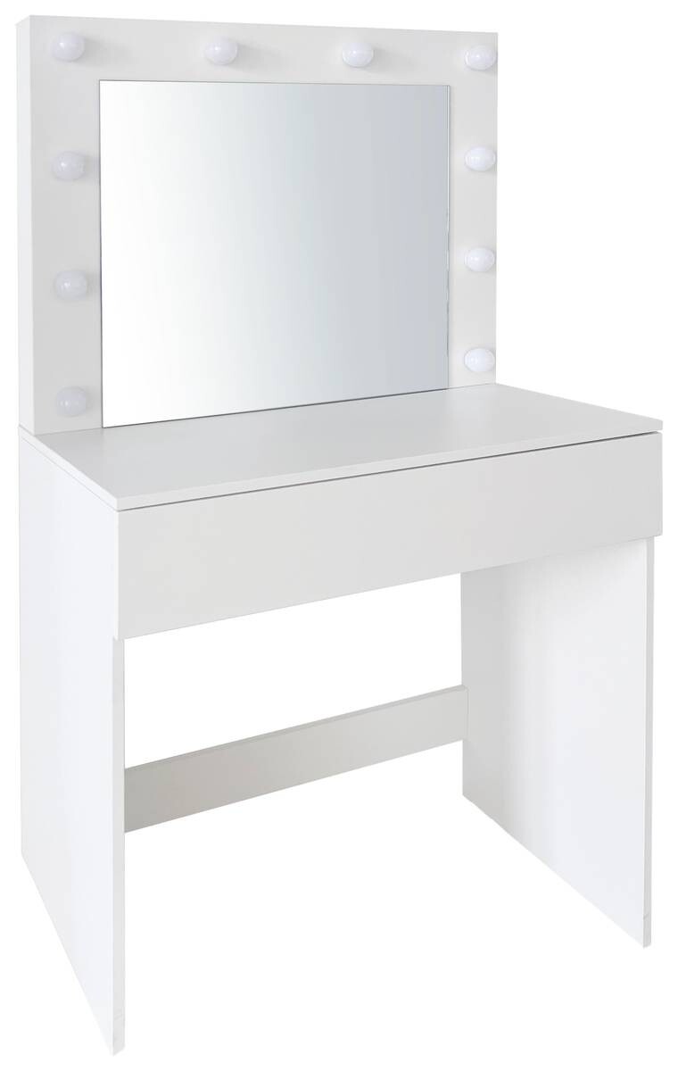 Schminktisch Lola weiß B/H/T: ca. 80x147x40 cm