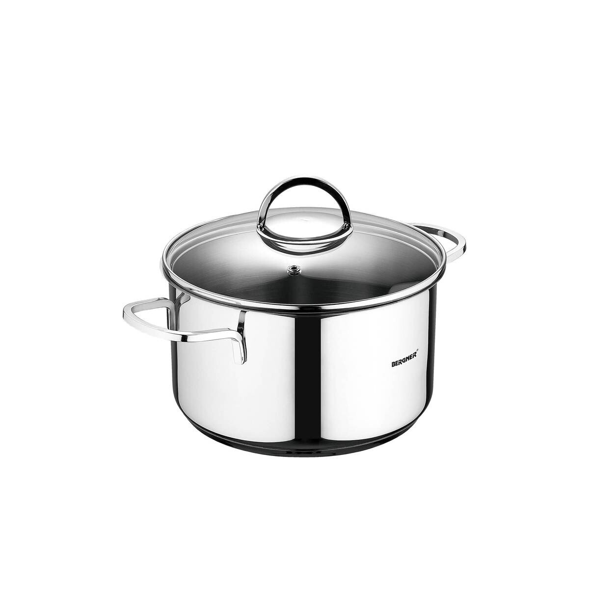 BERGNER Topfset Classic silber Edelstahl 6 tlg.