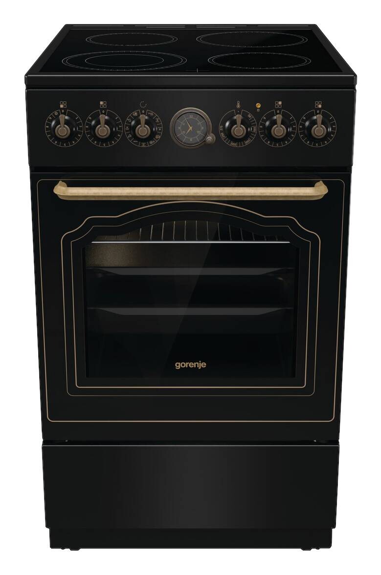 Gorenje Stand-Elektroherd GECS5B70CLB schwarz B/H/T: ca. 50x85x60 cm