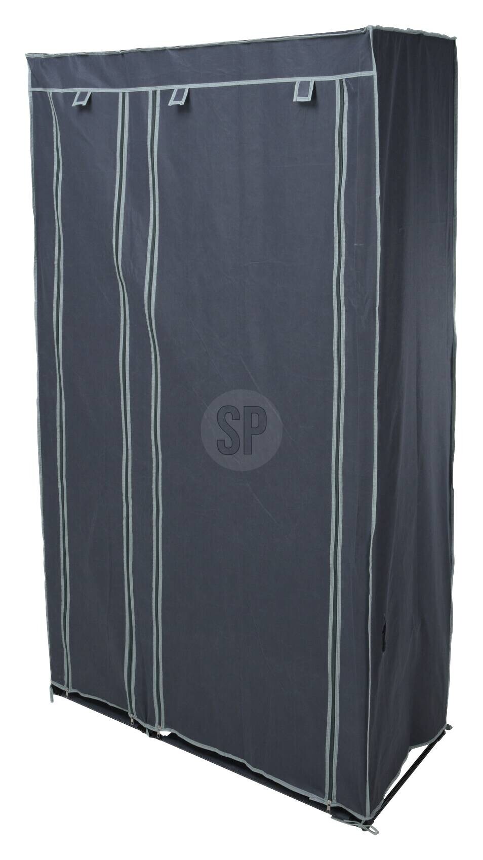 Kleiderschrank anthrazit Stahl