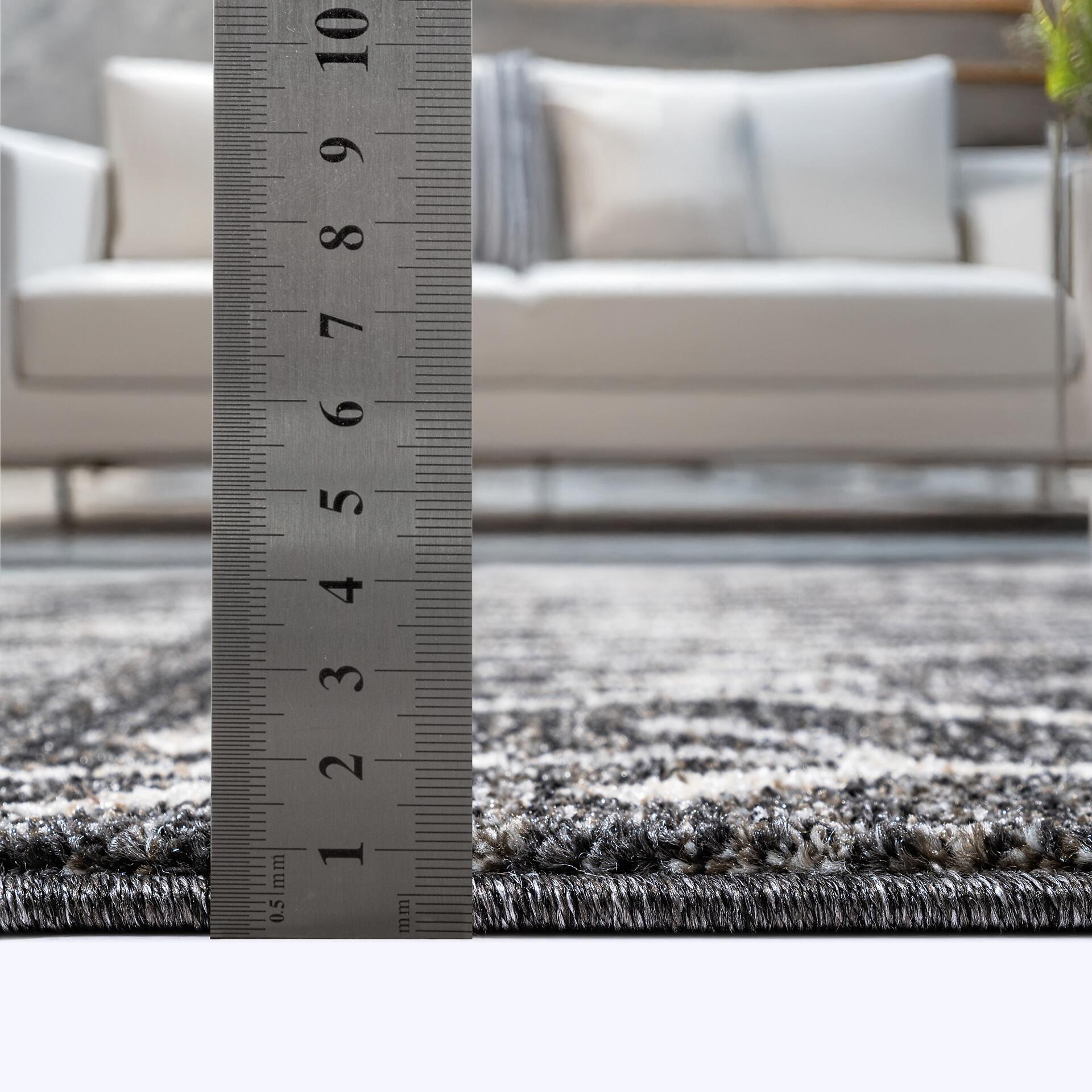 Sanat Teppich schwarz B/L: ca. 200x200 cm