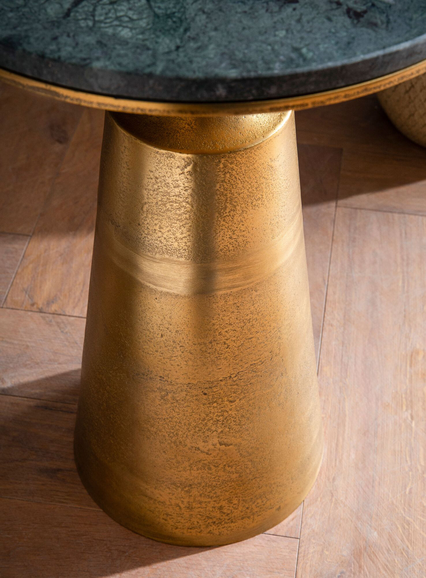 Beistelltisch gold Optik Marmor B/H/T: ca. 40x57x40 cm