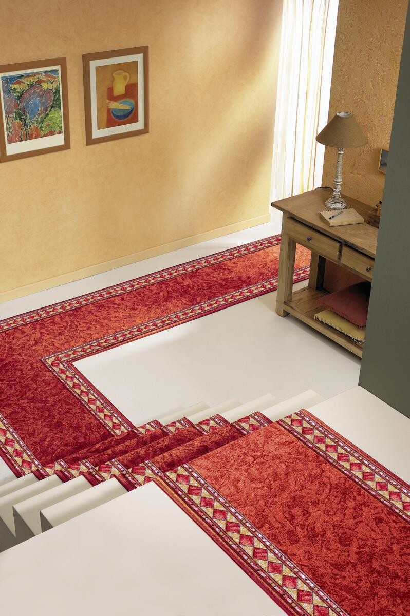 Läufer Cheops rot B: ca. 120 cm pro Meter