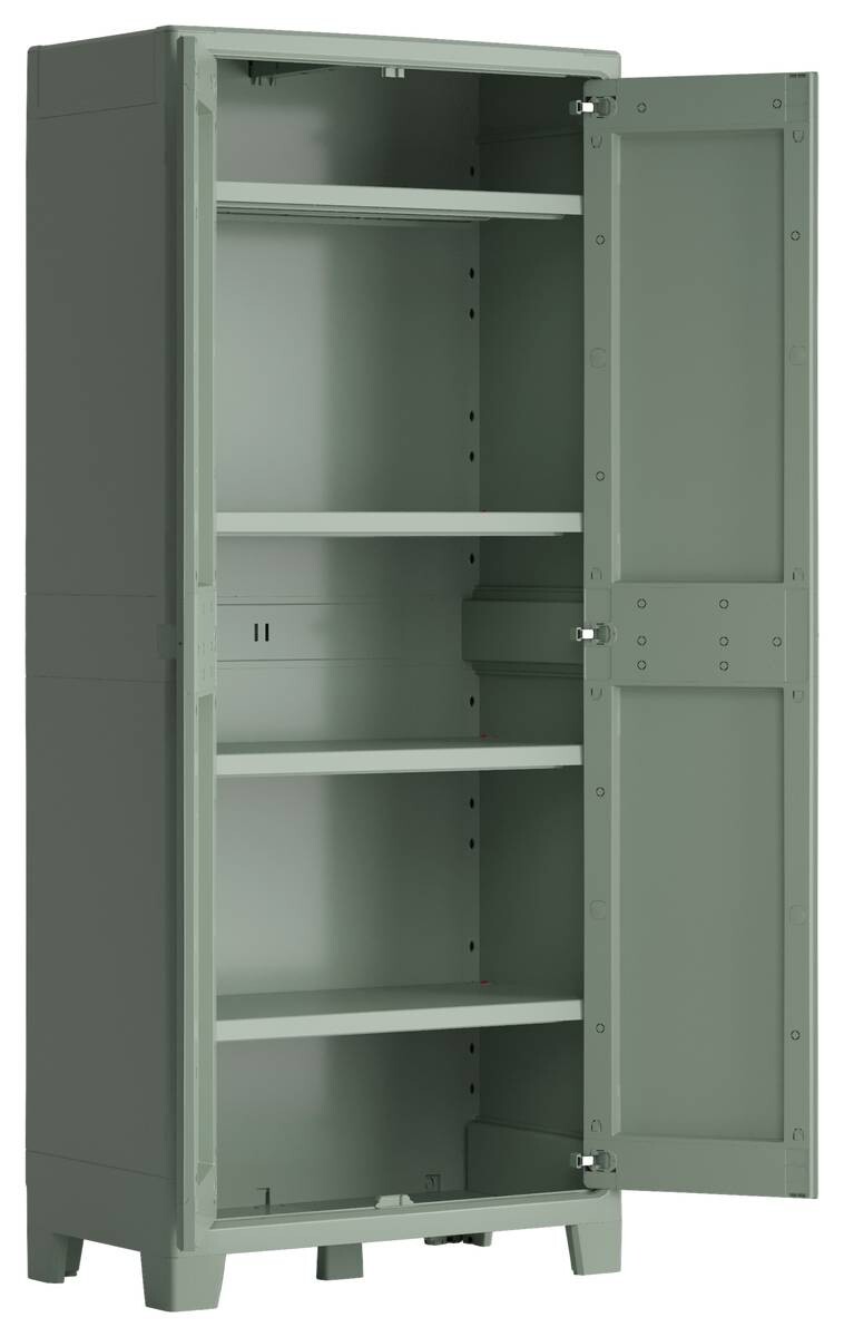 Keter Kunststoffschrank Planet Outdoor Jade Kunststoff B/H/T: ca. 80x182x44 cm