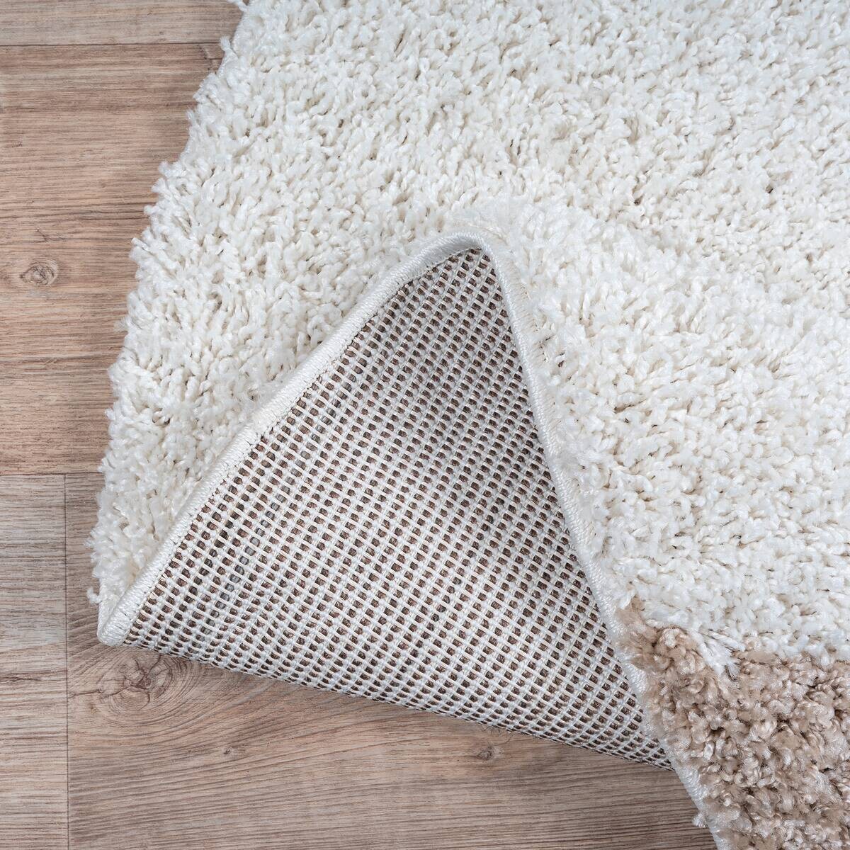 Sanat Hochflorteppich MILANO beige D: ca. 120 cm