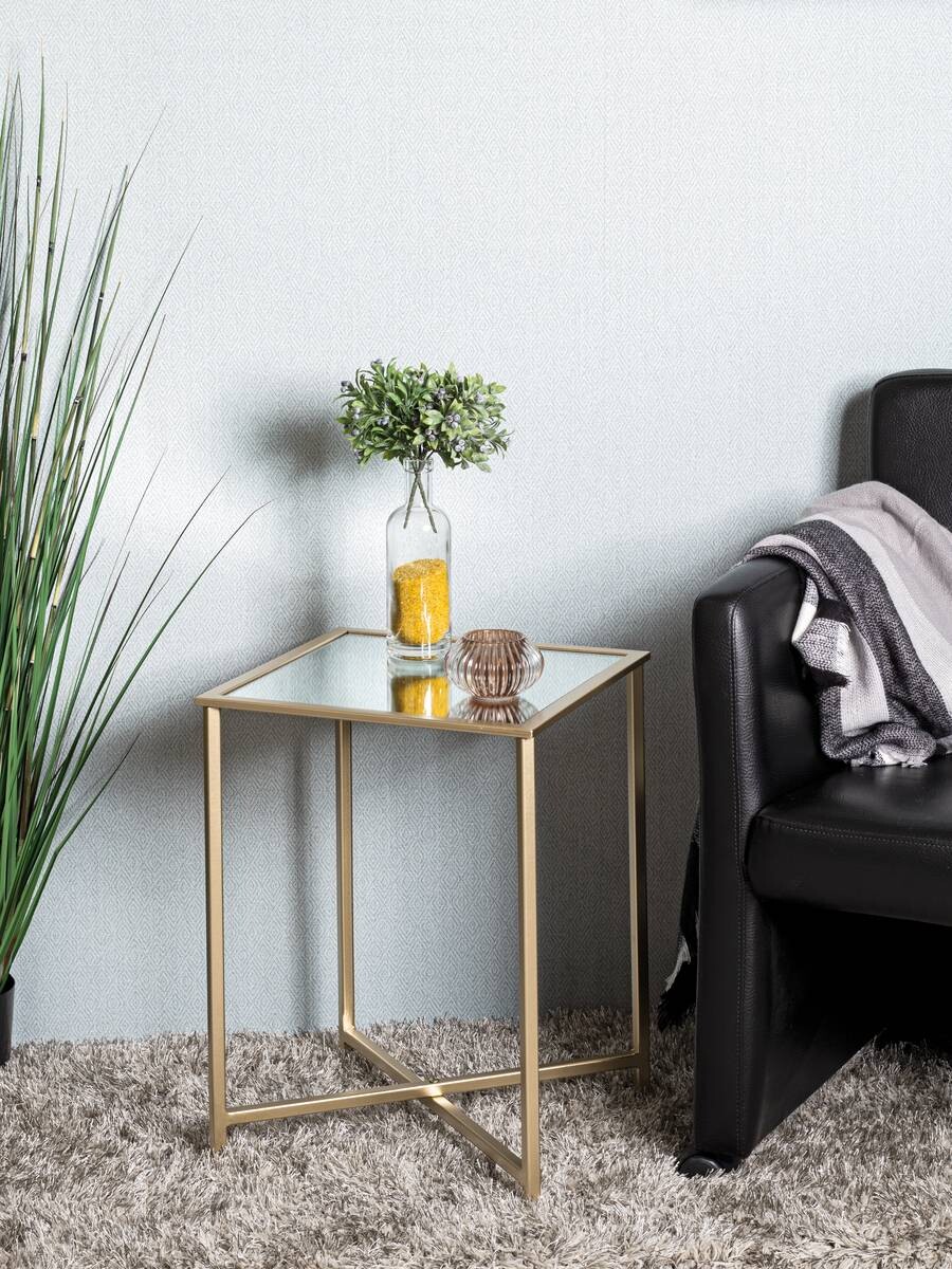 Beistelltisch  gold Optik Metall B/H/T: ca. 39x53x39 cm