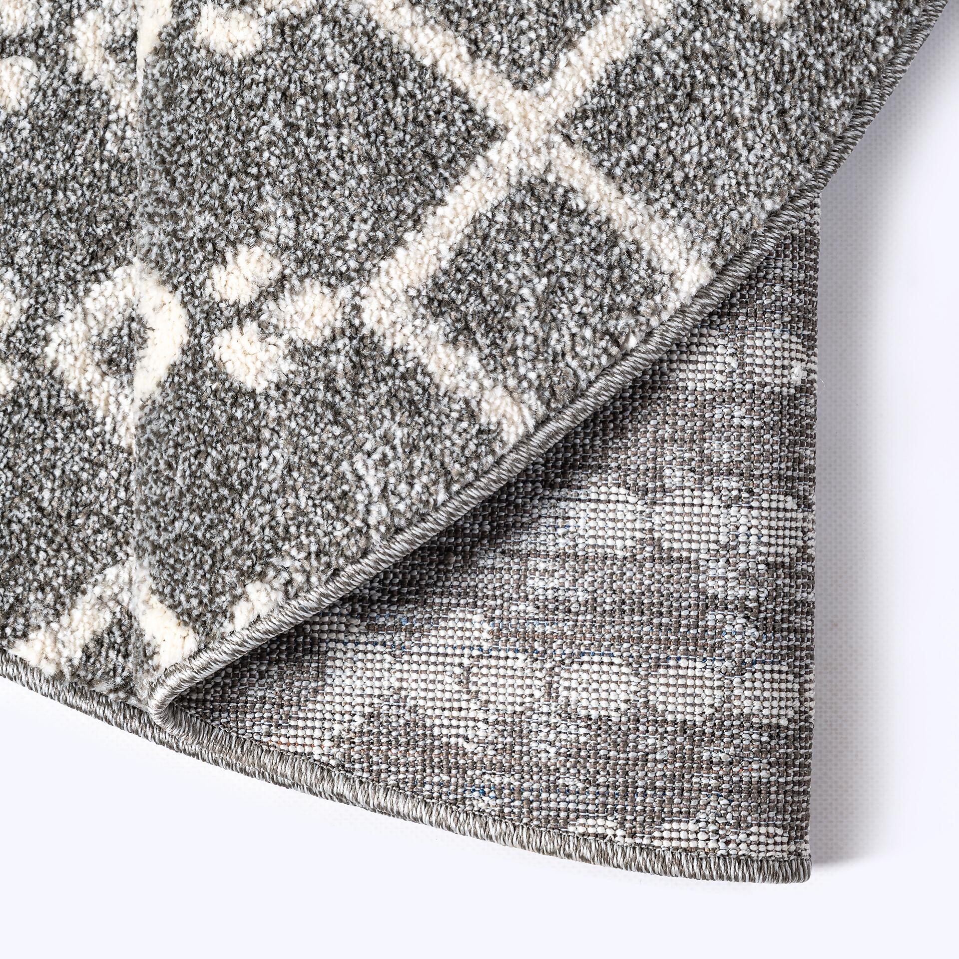 Sanat Teppich anthrazit B/L: ca. 200x200 cm