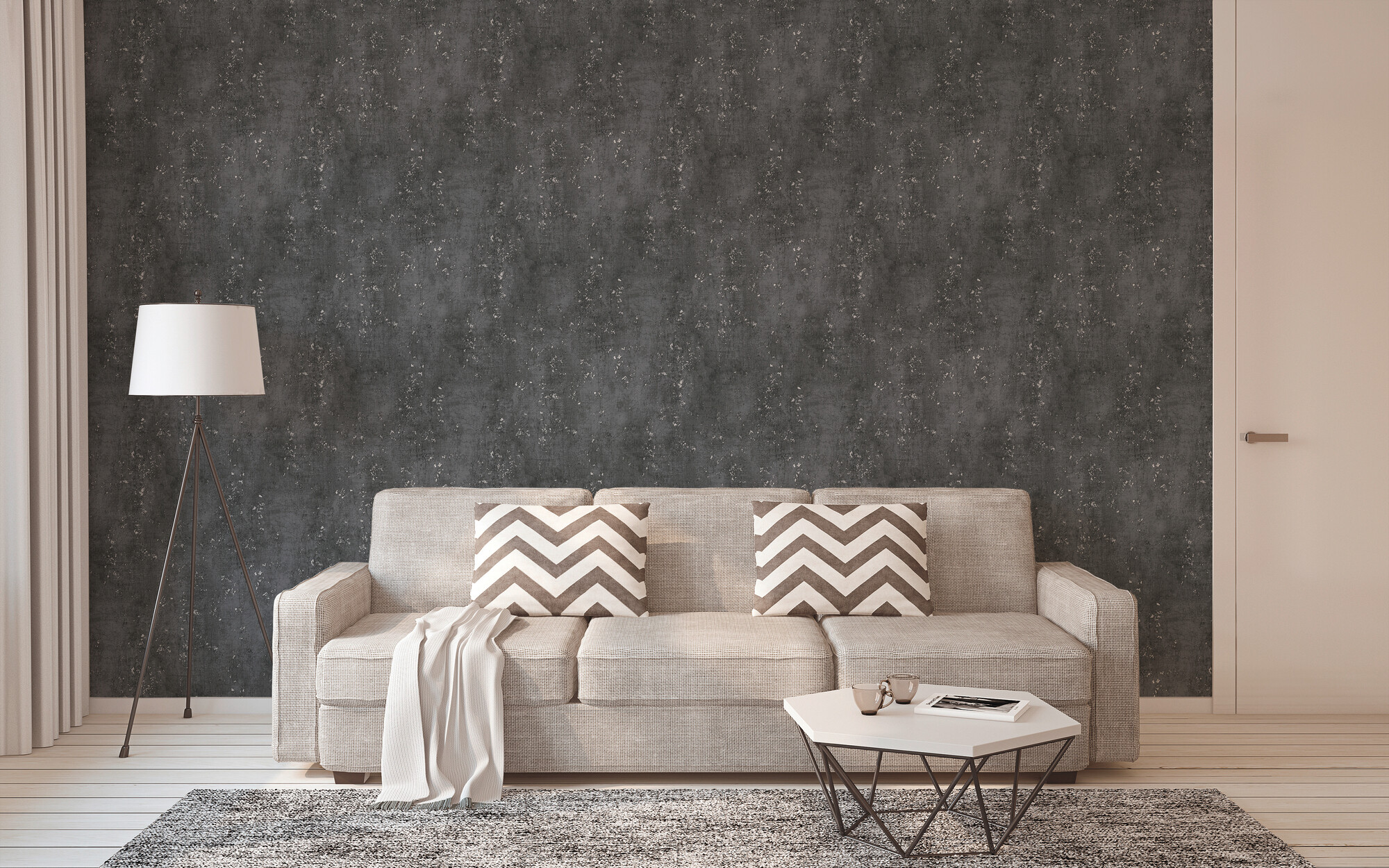 A.S.Creation Vliestapete schwarz B/H/D: ca. 53x1005x8 cm