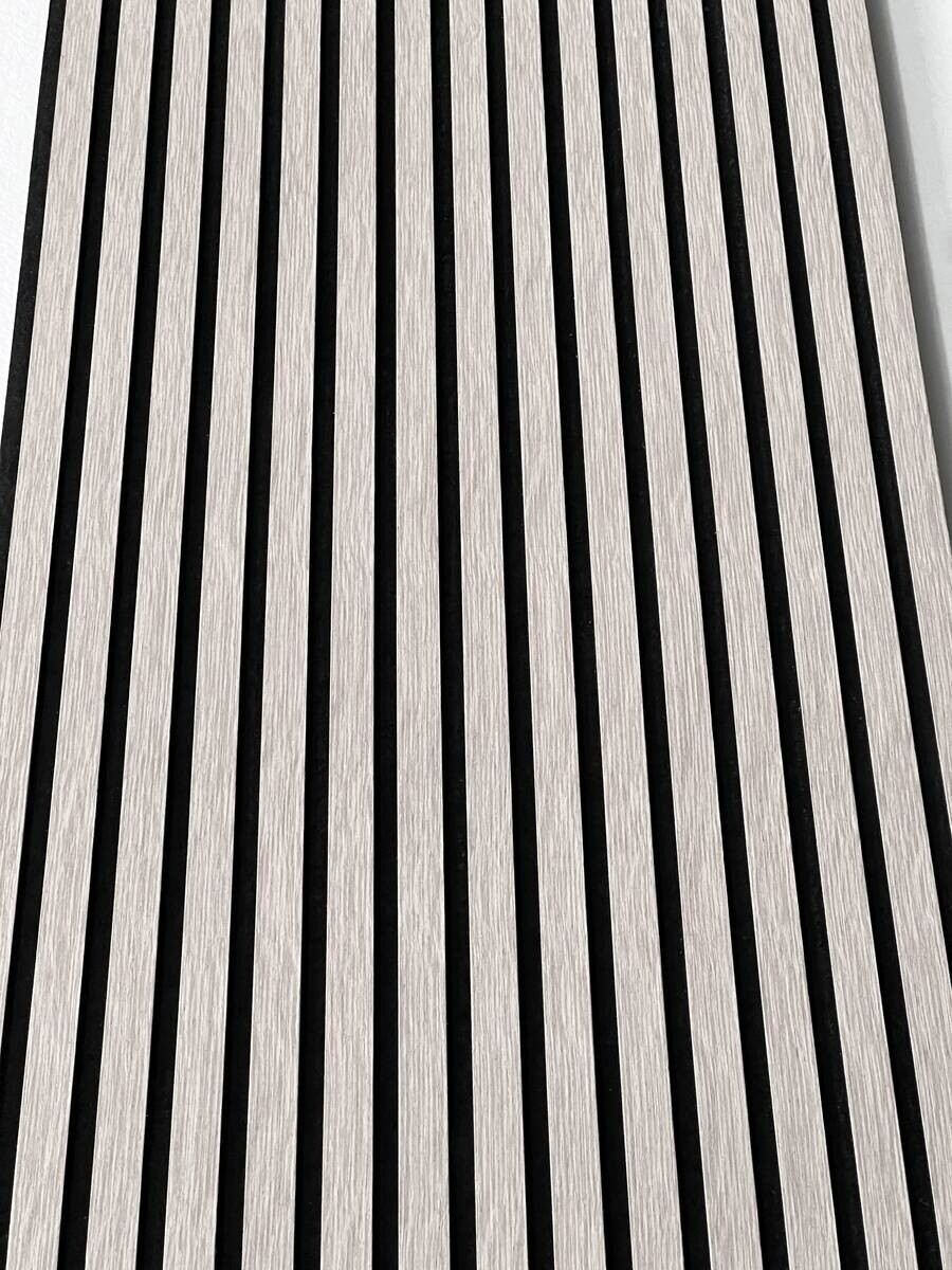 Wand- und Akustikpaneel grau L/B/H: ca. 244x60x1 cm pro Stück