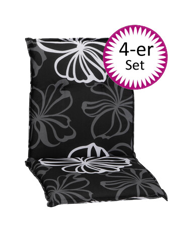 Beo Saumauflage für Niedriglehner schwarz Polyester-Mischgewebe B/H/L: ca. 50x6x101 cm